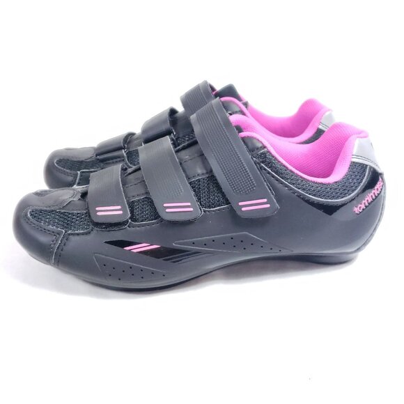 Tommaso Pista 100 Cycling Shoes Women\'s Size 8 Black